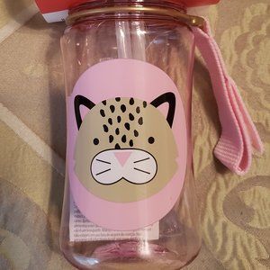 Skip Hop ZOO Straw Bottle - 12oz - Leopard